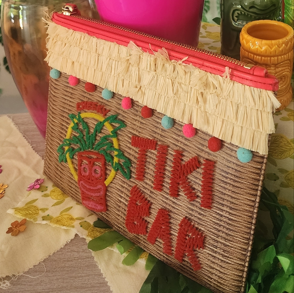 Tiki Bar Wristlet